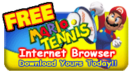 MARIO TENNIS INTERNET BROWSER