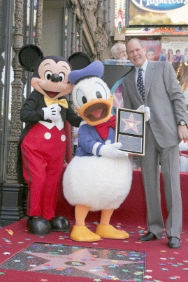 DONALD DUCK IS HONORED WITH STAR ON THE HOLLYWOOD WALK OF FAME!!